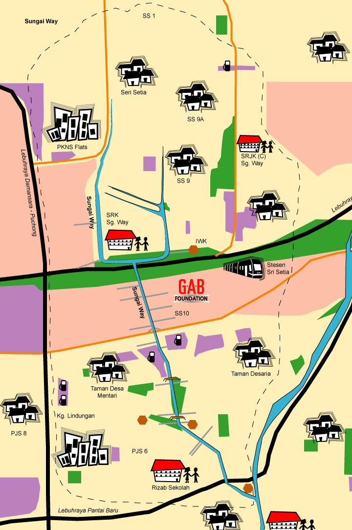 Area of Sungai Way